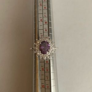 Simulated Amethyst Ring-NWOT